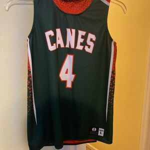 Miami Hurricanes Holloway Youth L Basketball Jersey